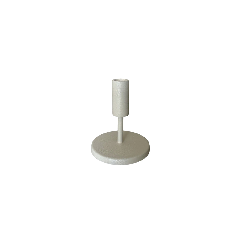 STILL Kandelaar Ijzer Beige - 12 cm