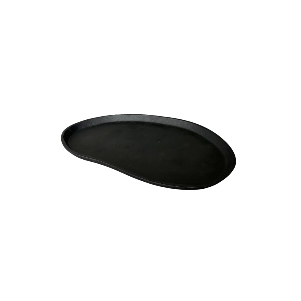 STILL Schaal Organische Vorm Zwart - 35 cm