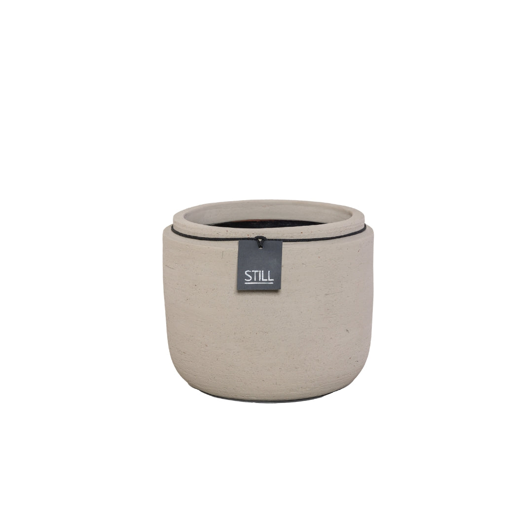 STILL Planter Pot Neck Taupe - 20x15 cm