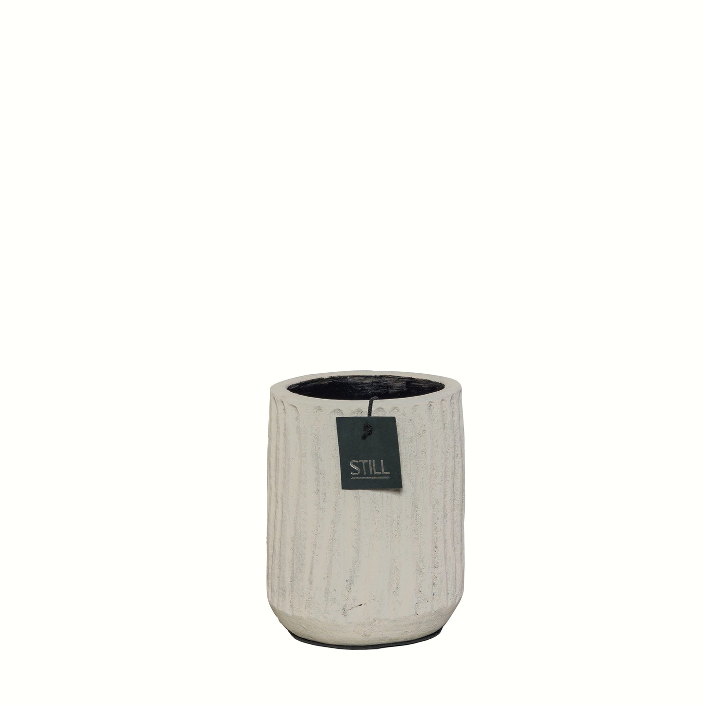 STILL Planter Pot met Ribbels Beige - 22x16 cm