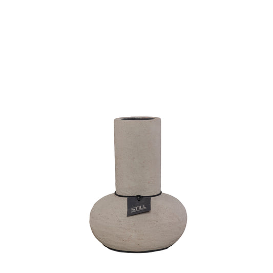 STILL Low Vase Taupe - 30x25 cm