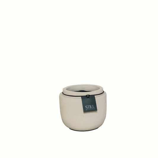 STILL Planter Pot Neck Beige - 20x15 cm