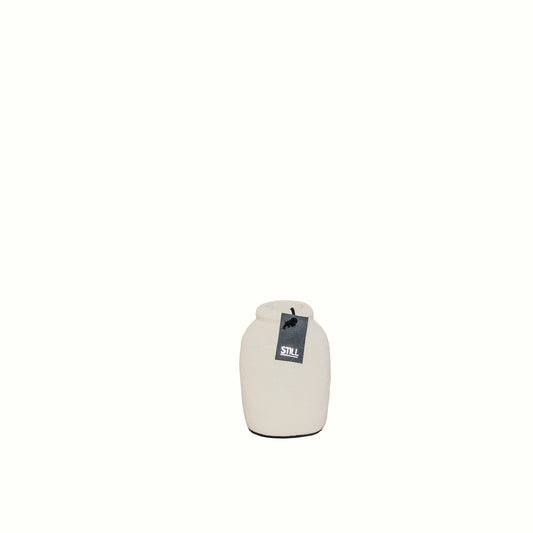 STILL Kleine Vaas Hoog  Beige - 15x9 cm