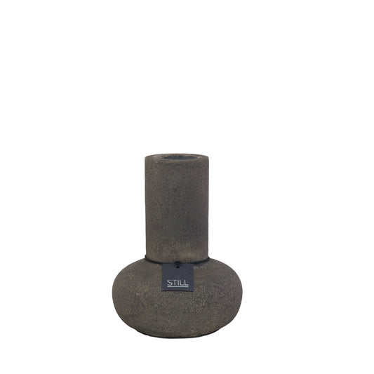 STILL Low Vase Dark Brown - 30x25 cm